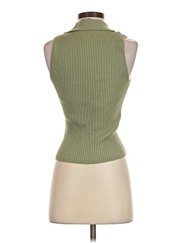 MNG Sleeveless Button-Down Shirt (view 2)
