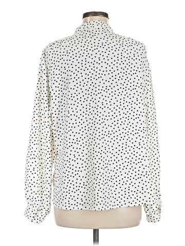 Topshop Long Sleeve Blouse (view 2)