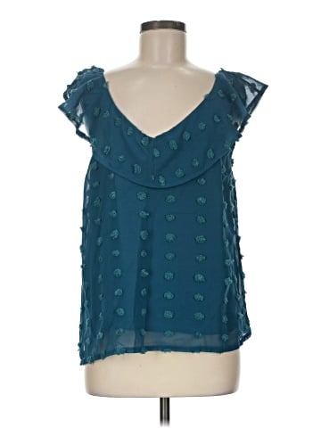Blue Rain Sleeveless Blouse (view 1)
