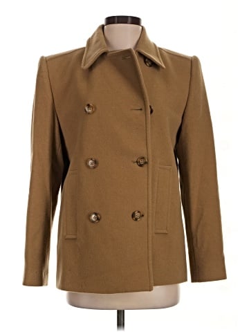 Linda Allard Ellen Tracy Wool Coat (view 1)