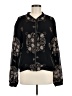 Cleobella 100% Rayon Floral Black Jacket Size L - photo 1