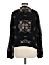 Cleobella 100% Rayon Floral Black Jacket Size L - photo 2