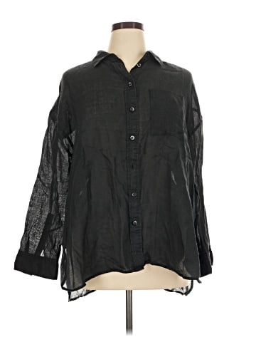 Madewell The Oversized Shirt in Ramie (view 1)