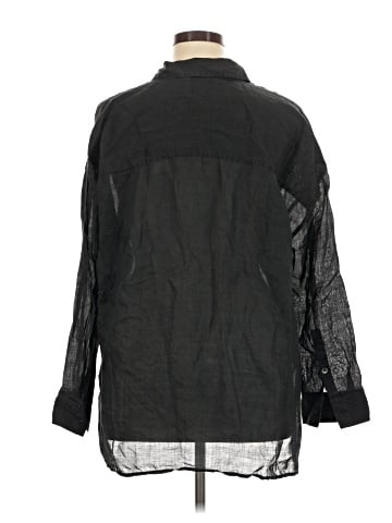 Madewell The Oversized Shirt in Ramie (view 2)