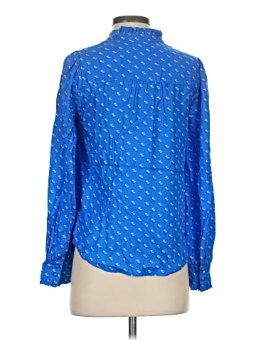 Vineyard Vines Long Sleeve Silk Top (view 2)