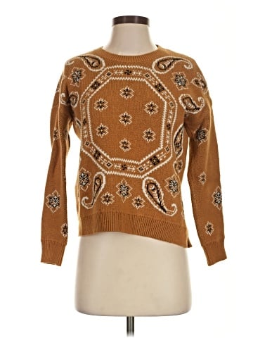 Madewell Bandana Pullover Sweater (view 1)