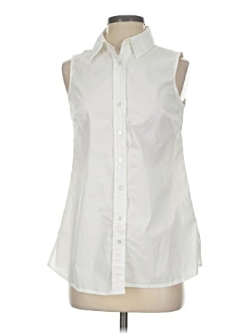 Chadwicks Sleeveless Button-Down Shirt (view 1)