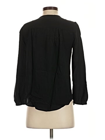 Madewell 3/4 Sleeve Silk Top (view 2)