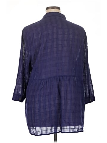 J.Jill 3/4 Sleeve Button-Down Shirt (view 2)