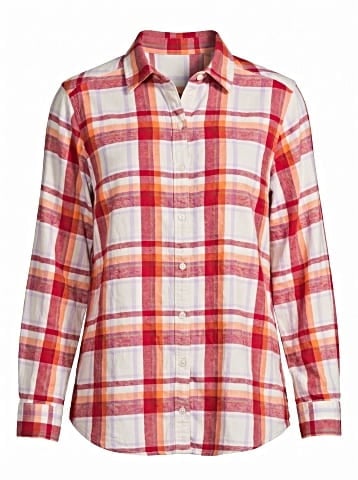 Lands' End Long Sleeve Button-Down Shirt (view 1)