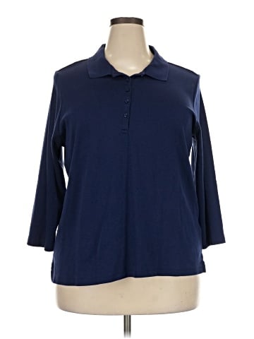 Lands' End Long Sleeve Polo (view 1)