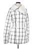 Burton 100% Polyester Plaid White Snow Jacket Size 3 - photo 1
