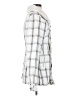Burton 100% Polyester Plaid White Snow Jacket Size 3 - photo 4