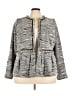 Lane Bryant Chevron-herringbone Gray Jacket Size 24 - photo 1