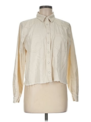 Ann Taylor LOFT Long Sleeve Button-Down Shirt (view 1)