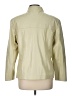 Assorted Brands 100% Leather Solid Ivory Track Jacket Size EU 42 / US 12 - photo 2