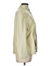 Assorted Brands 100% Leather Solid Ivory Track Jacket Size EU 42 / US 12 - photo 4