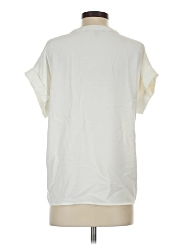 Como Black Short Sleeve Blouse (view 2)