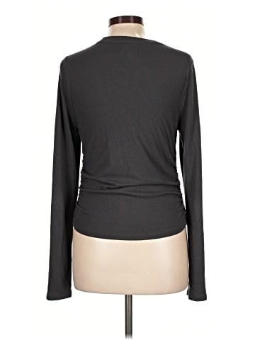 Madewell Brushed Jersey Ruched Long-Sleeve Tee (view 2)