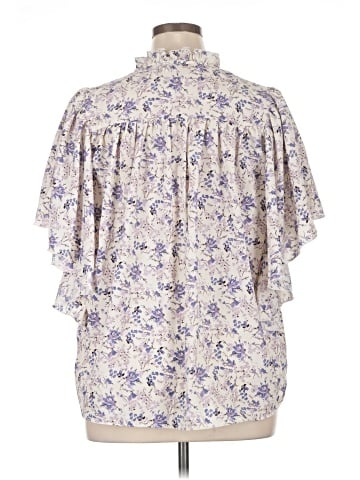Bishop + Young Short Sleeve Blouse (view 2)