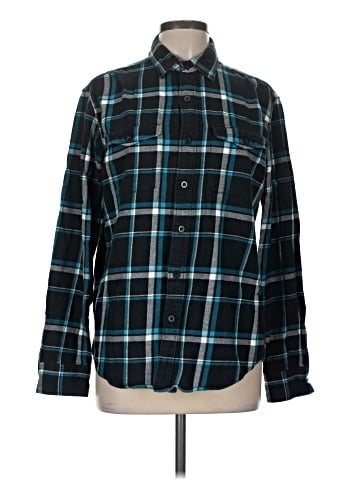 American Eagle Outfitters Long Sleeve Button-Down Shirt (view 1)