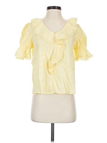 LC Lauren Conrad Short Sleeve Blouse (view 1)