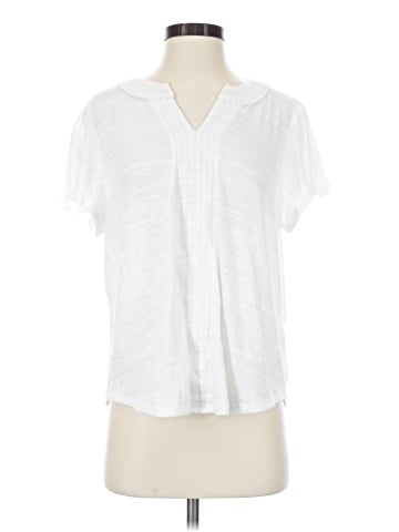 Cable & Gauge Short Sleeve Blouse (view 1)
