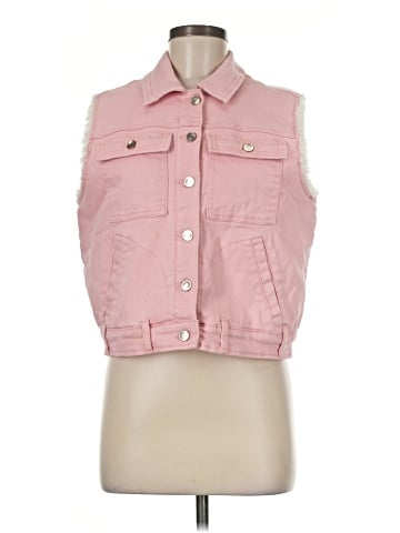 Celebrity Pink Denim Vest (view 1)