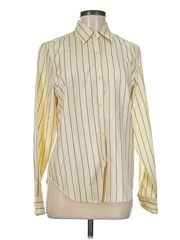 Lauren by Ralph Lauren Long Sleeve Silk Top (view 1)
