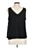 Halogen 100% Polyester Black Sleeveless Blouse Size L - photo 1