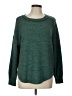Blu Pepper Solid Green Pullover Sweater Size L - photo 1