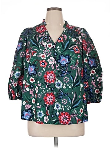 Crown & Ivy 3/4 Sleeve Blouse (view 1)