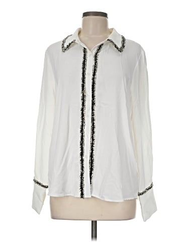 Adrianna Papell Long Sleeve Blouse (view 1)