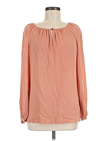 Tory Burch Long Sleeve Silk Top (view 1)
