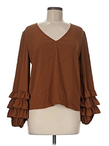 Amanda Uprichard Long Sleeve Blouse (view 2)