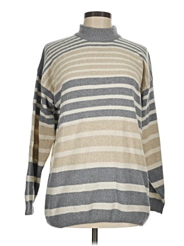 Rafaella Silk Pullover Sweater (view 1)