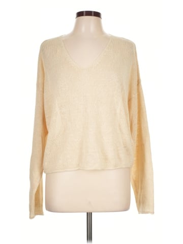 Madewell Linen V-Neck Sweater (view 1)