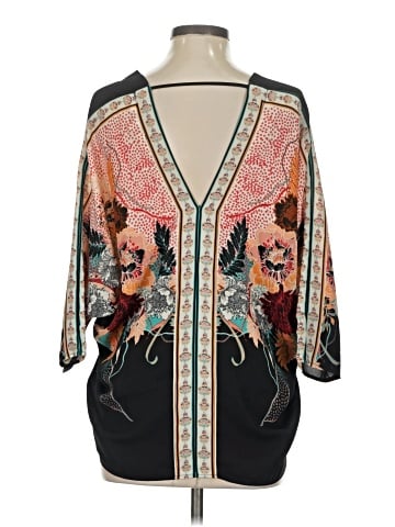 Rose + Olive 3/4 Sleeve Blouse (view 2)
