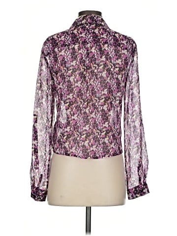 Diane von Furstenberg Long Sleeve Silk Top (view 2)