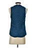 Halogen 100% Polyester Blue Sleeveless Blouse Size XS - photo 2
