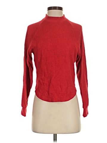 Madewell Waffle-Knit Long-Sleeve Crewneck Tee (view 1)