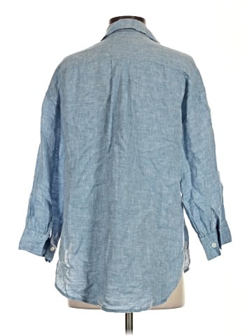 Madewell 3/4 Sleeve Button-Down Shirt (view 2)