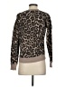 J.Crew Animal Print Brown Pullover Sweater Size XS - photo 2