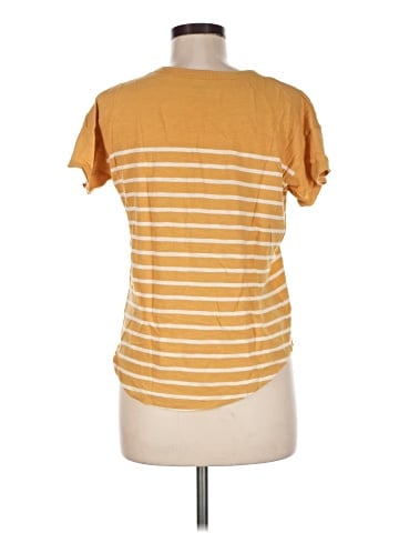 Madewell Whisper Cotton Rib-Crewneck Tee in Nautical Stripe (view 2)