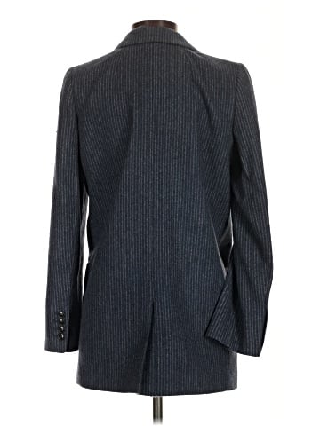 Madewell Brushed Larsen Double-Breasted Blazer in Pinstripe (view 2)