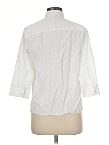 Zara 3/4 Sleeve Button-Down Shirt (view 2)