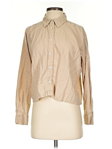 Ann Taylor Long Sleeve Button-Down Shirt (view 1)