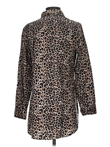 Chico's Long Sleeve Button-Down Shirt (view 2)