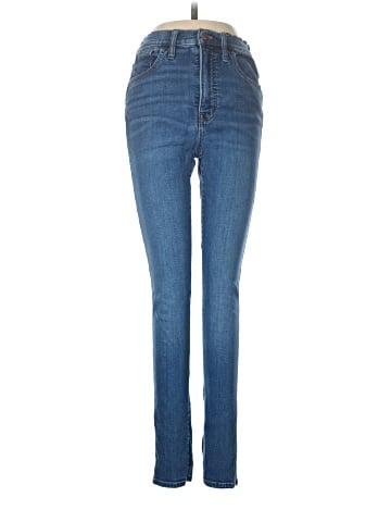 Madewell Tall 10" High-Rise Roadtripper Supersoft Jeans in Playford Wash (view 1)