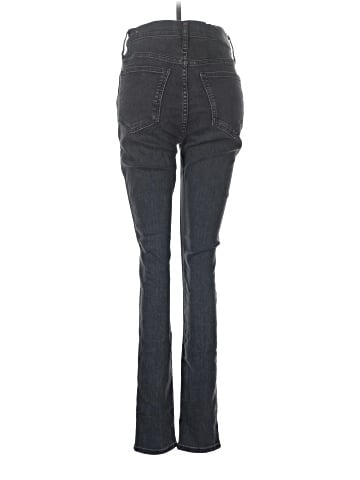 Madewell Tall 10" High-Rise Skinny Jeans in Robert Wash: Button-Front Edition (view 2)